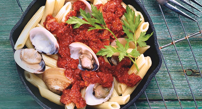 Nduja Clams and Rigatoni recipe