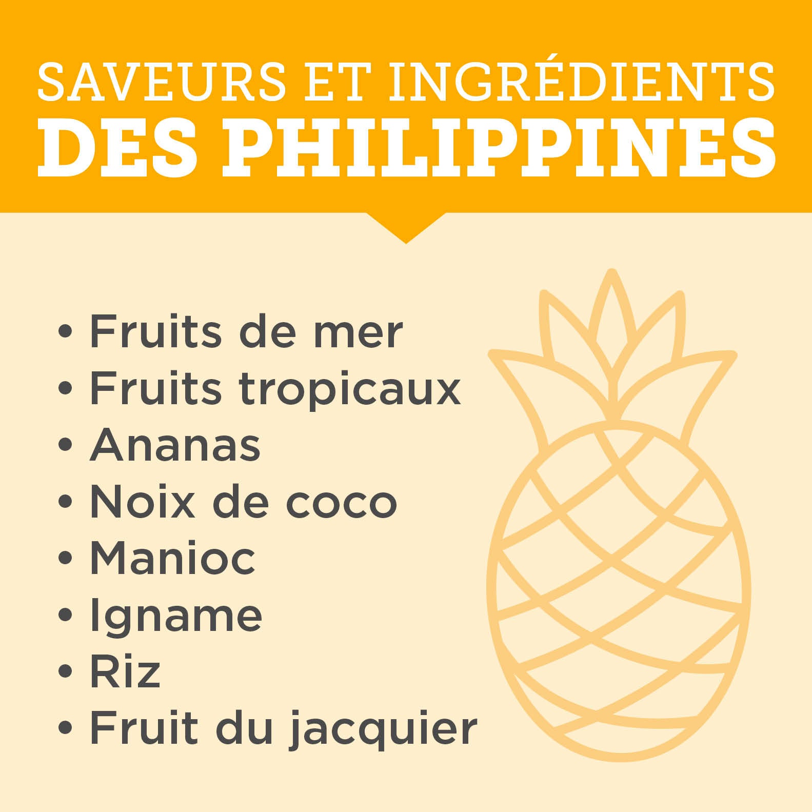 Filipino Flavors Infographic