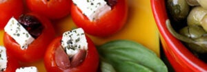 Tomates cerises farcies de fromage feta